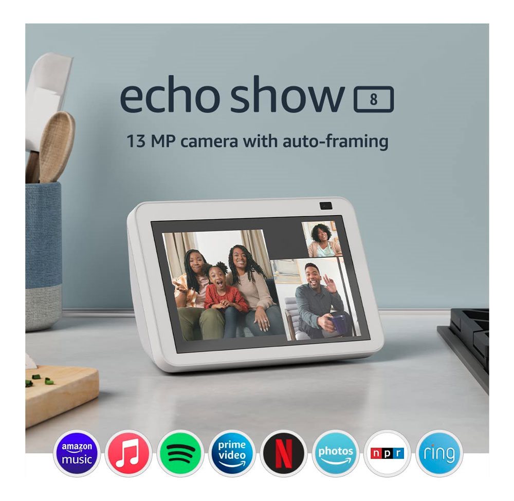 Amazon Echo Show 8 (2nd gen) hangasszisztens