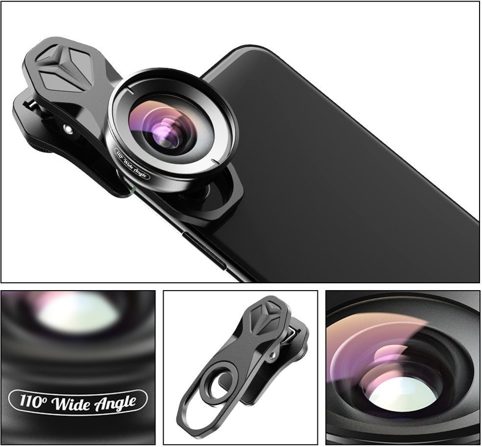 Apexel HD 110° Wide Angle Lens mobiltelefon objektív