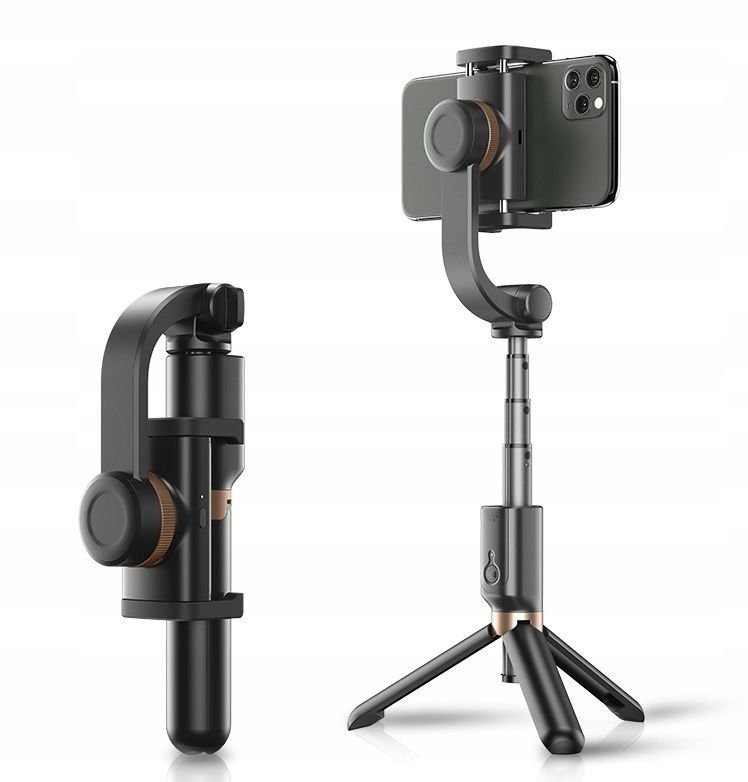 Apexel Single-Axis Mobile Gimbal Stablizer & Selfie Stick Tripod szelfibot