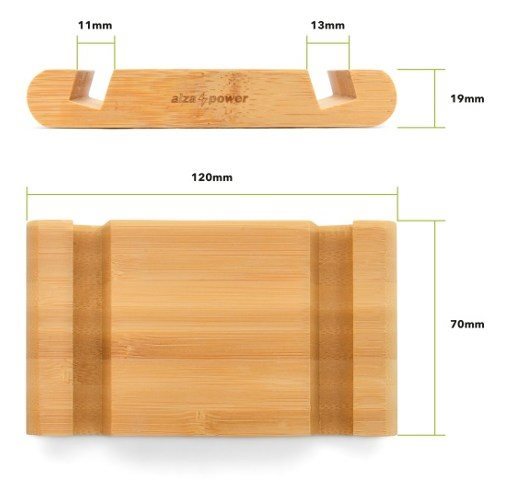 AlzaPower Bamboo Stand Essential AlzaPower Bamboo Stand Essential