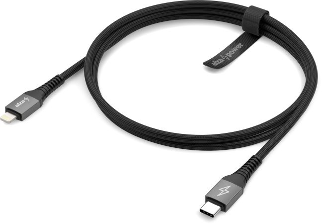 AlzaPower AluCore Ultra Durable USB-C Lightning (C94) 1m sötétszürke