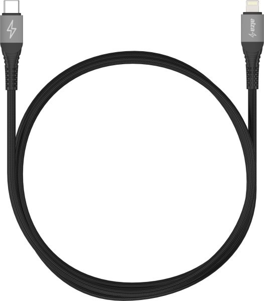 AlzaPower AluCore Ultra Durable USB-C Lightning (C94) 1m sötétszürke