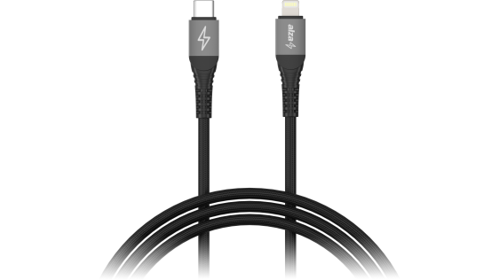 AlzaPower AluCore Ultra Durable USB-C Lightning (C94) 1m sötétszürke