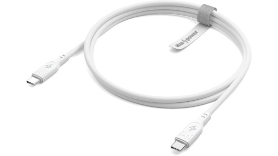 AlzaPower SilkCore USB-C / USB-C 2.0 5A, 240W, 1m, fekete