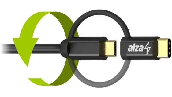 AlzaPower AluCore 2in1 Micro USB + USB-C AlzaPower AluCore 2in1 Micro USB + USB-C