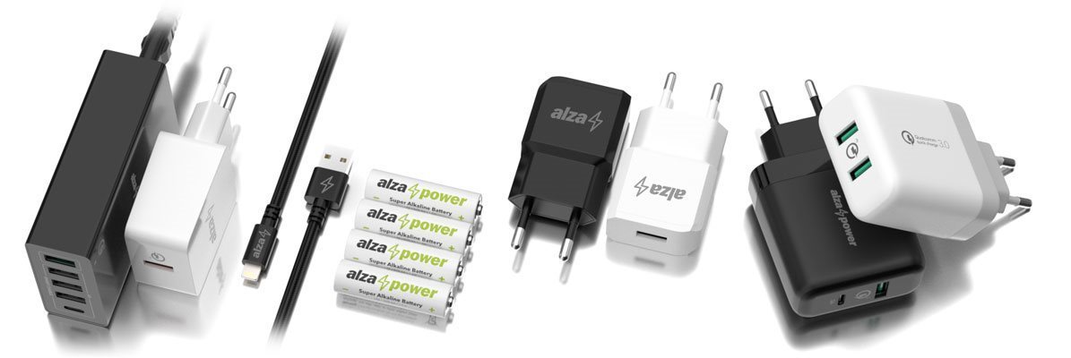 AlzaPower AluCore USB-C a Lightning MFi-re 