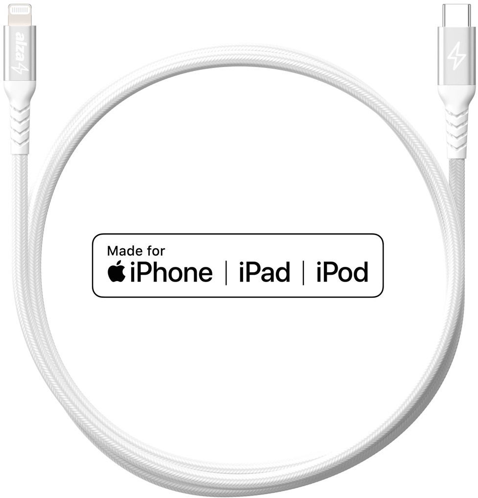 AlzaPower AluCore USB-C to Lightning MFi