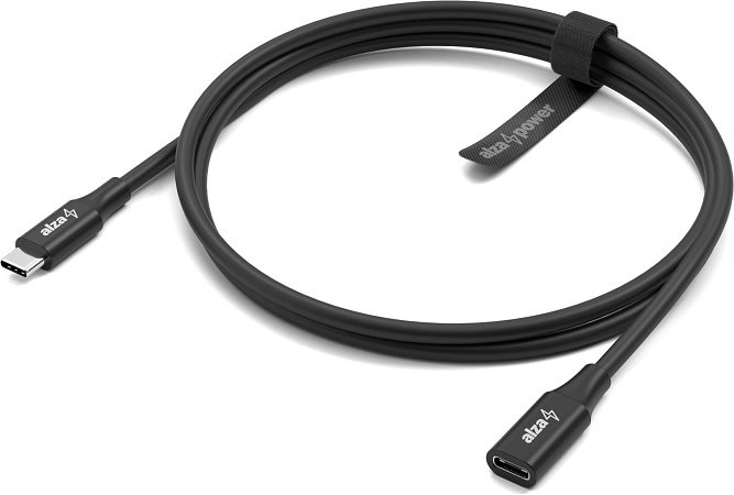 AlzaPower Core USB-C (M) / USB-C (F) 3.2 Gen 2