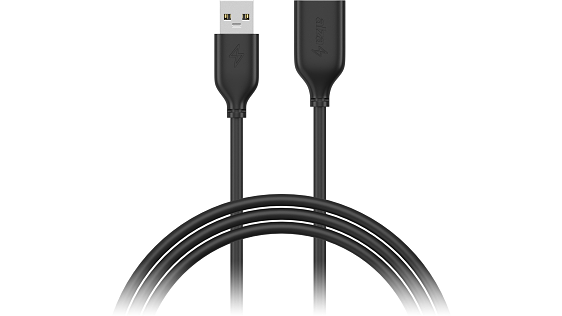 AlzaPower Core USB-A (M) to USB-A (F) 2.0