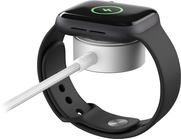 AlzaPower WAC200S Wireless Apple Watch Charger szürke vezeték néllküli töltő
