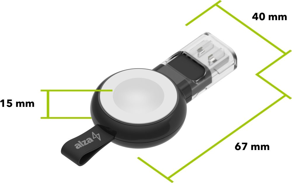 AlzaPower Wireless Watch charger 120 USB-A AlzaPower Wireless Watch charger 120 USB-A