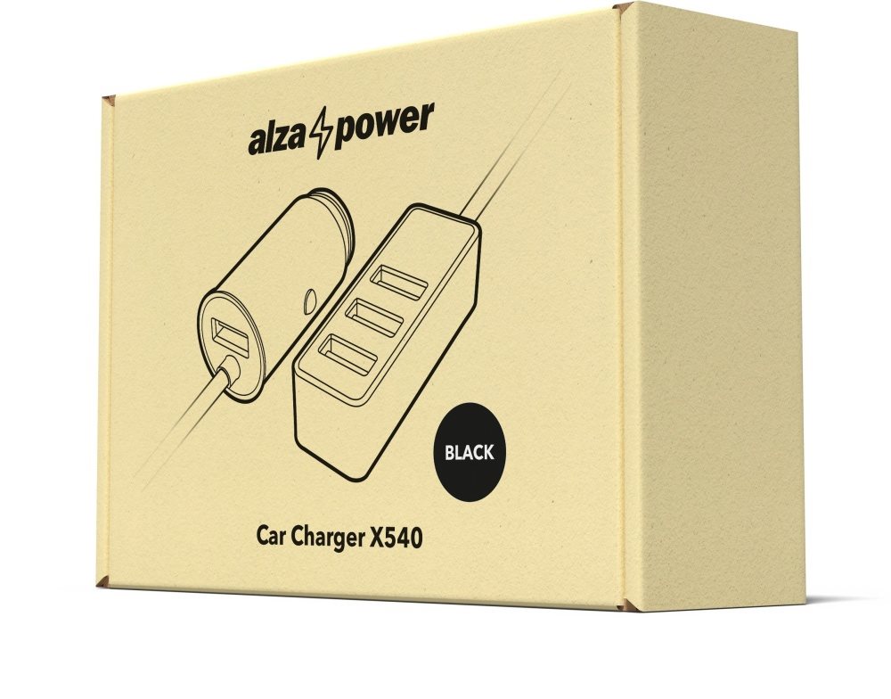 AlzaPower X540 Multi Charge autós töltő AlzaPower X540 Multi Charge autós töltő
