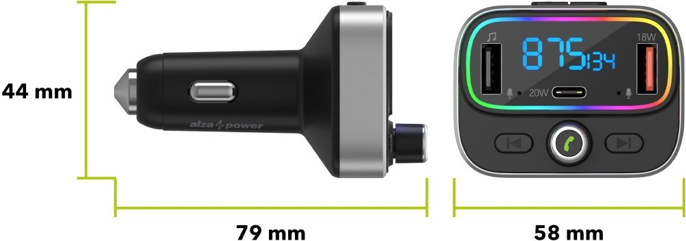 AlzaPower FM Transmitter F140