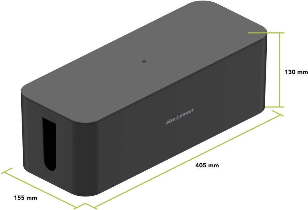 AlzaPower Cable Box Basic Large 
