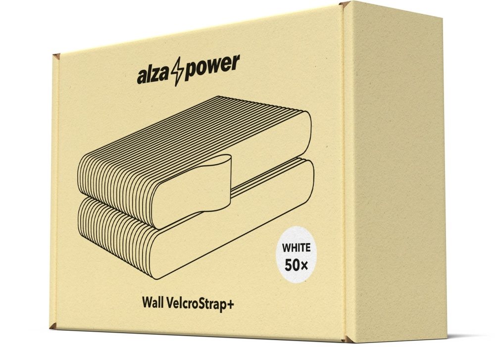 AlzaPower Wall VelcroStrap+