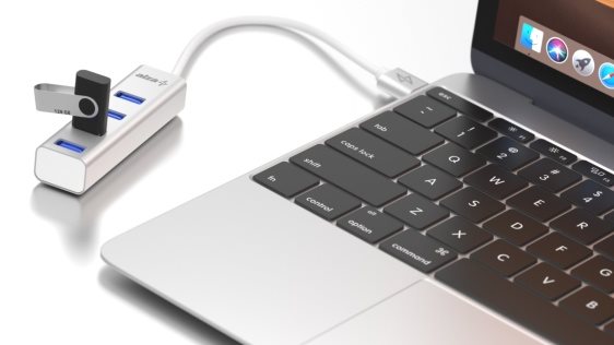 AlzaPower AluCore -B-A (M) - 4× USB-A (F)