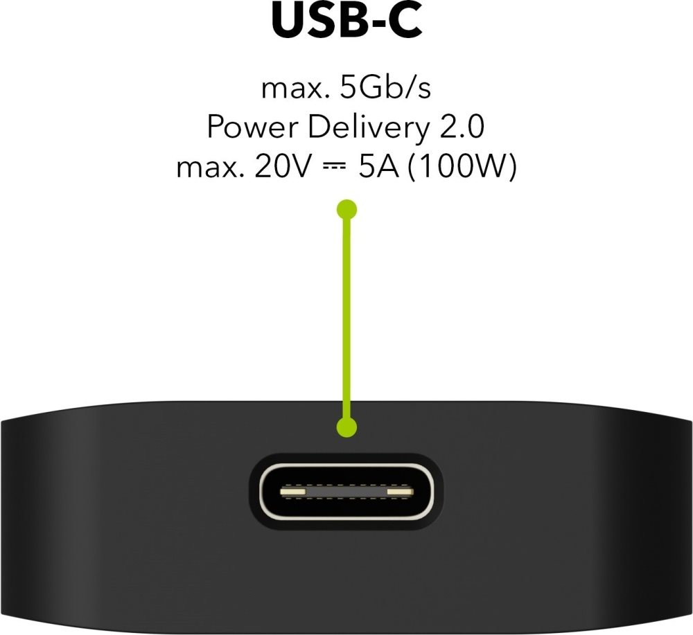 AlzaPower USB-C dokkolóállomás 3in1