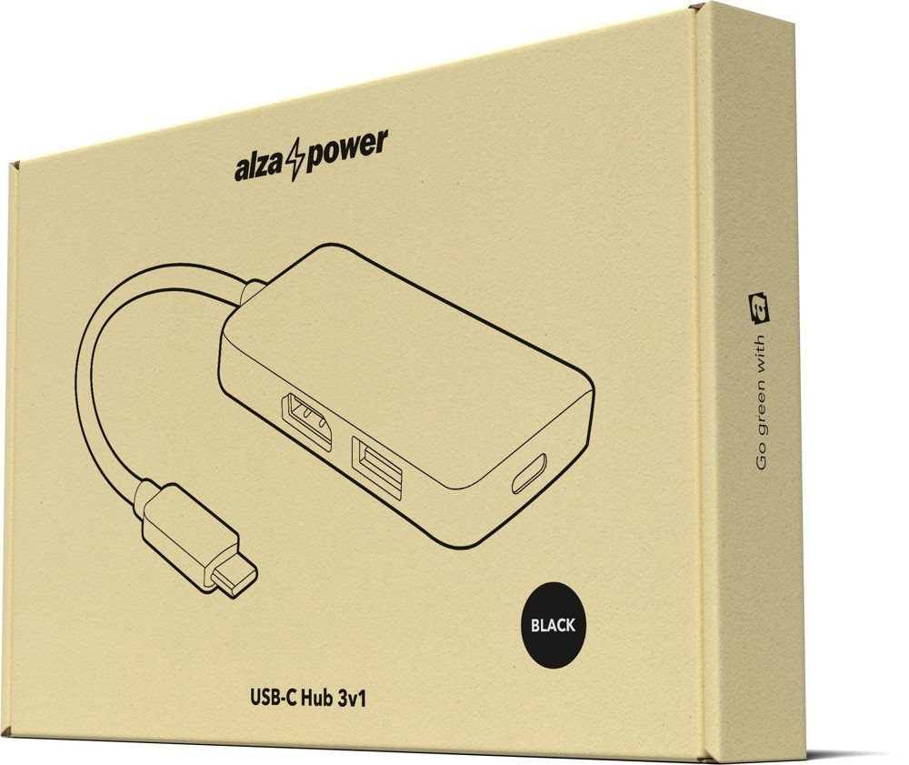 AlzaPower USB-C dokkolóállomás 3in1
