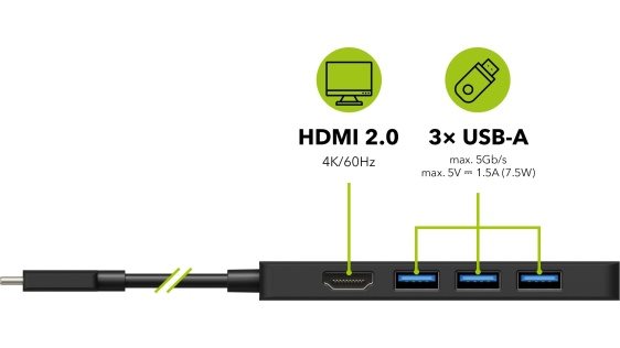 AlzaPower USB-C dokkolóállomás 5in1