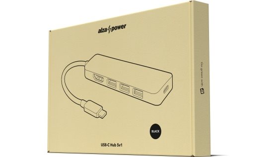 AlzaPower USB-C dokkolóállomás 5in1