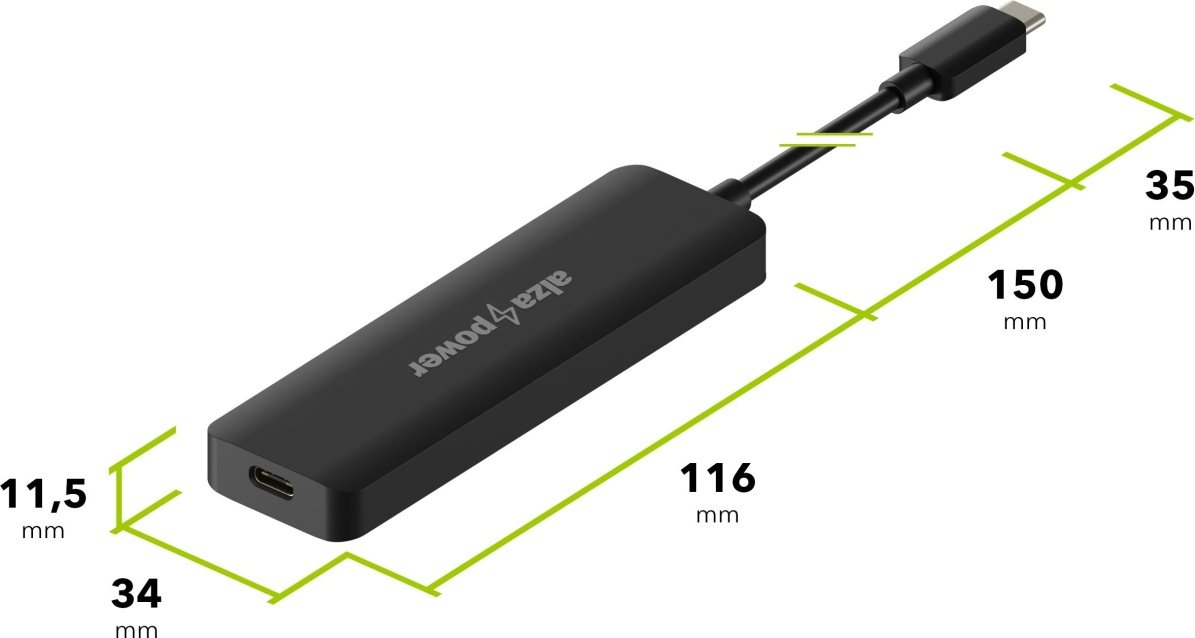 AlzaPower USB-C dokkolóállomás 6in1 