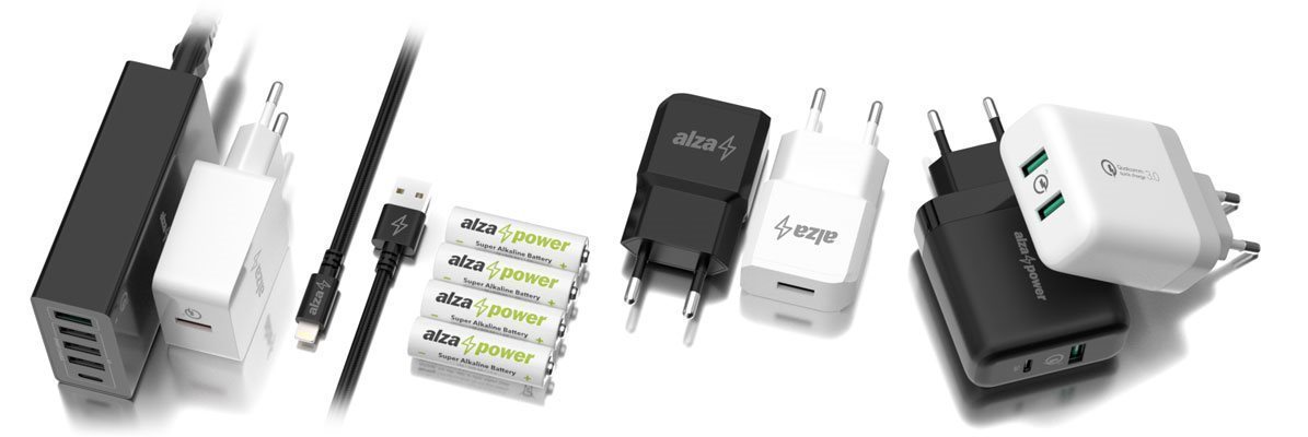 AlzaPower Metal USB-C Dock Station with Stand 5in1 
