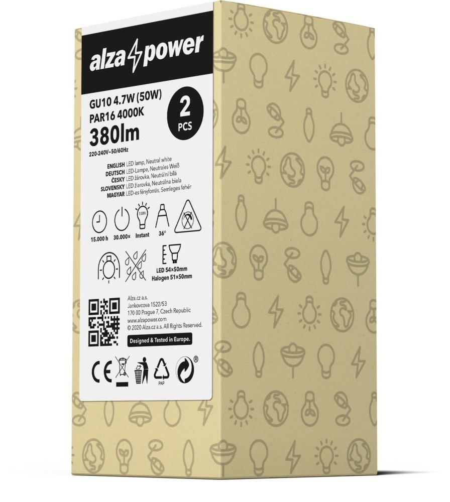 AlzaPower LED Essential 4,7W (50W) AlzaPower LED Essential 4,7W (50W)