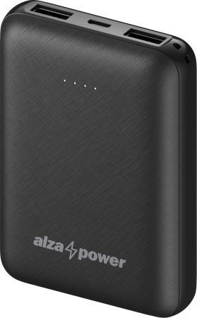 AlzaPower Onyx 10000mAh USB-C powerbank, fekete