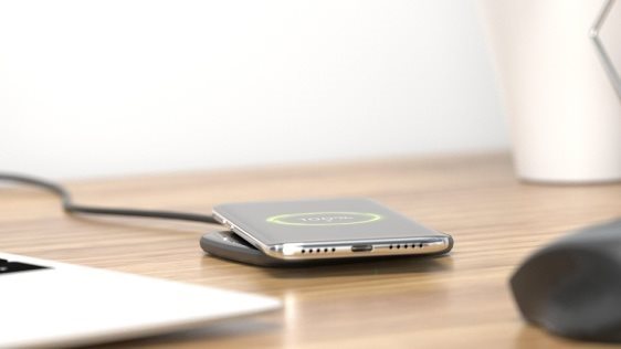 AlzaPower WC150 Premium Wireless Fast Charger 15W fekete