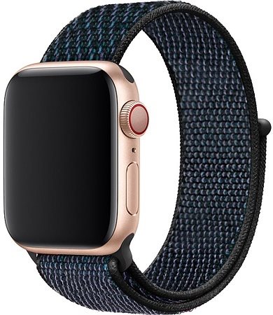 Eternico Airy szíj az Apple Watch 42mm / 44mm / 45mm-es órához Esti kék és kék szélű