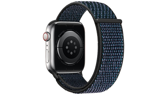Eternico Airy szíj az Apple Watch 42mm / 44mm / 45mm-es órához Esti kék és kék szélű