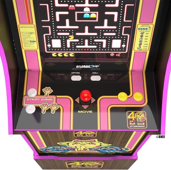 Arcade1up Ms. Pac-Man 40th Anniversary Arcade gép