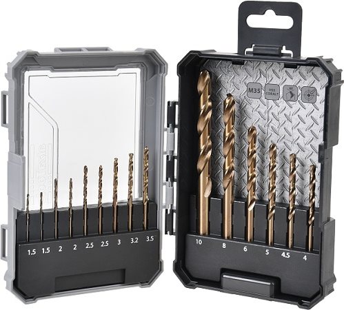 AlzaTools Cobalt Drill Bits Set 15PCS 