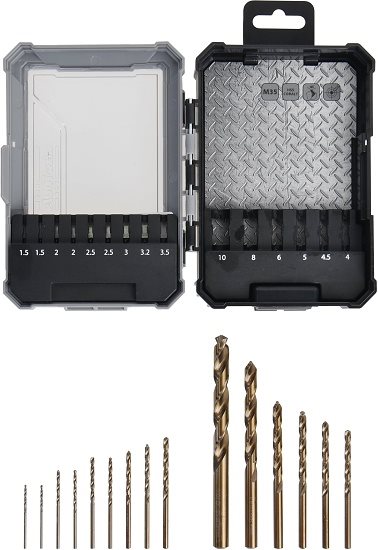 AlzaTools Cobalt Drill Bits Set 15PCS 