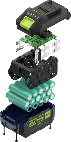 Akkumulátor AlzaTools 60LBP20V BatteryONE 20V akkumulátor