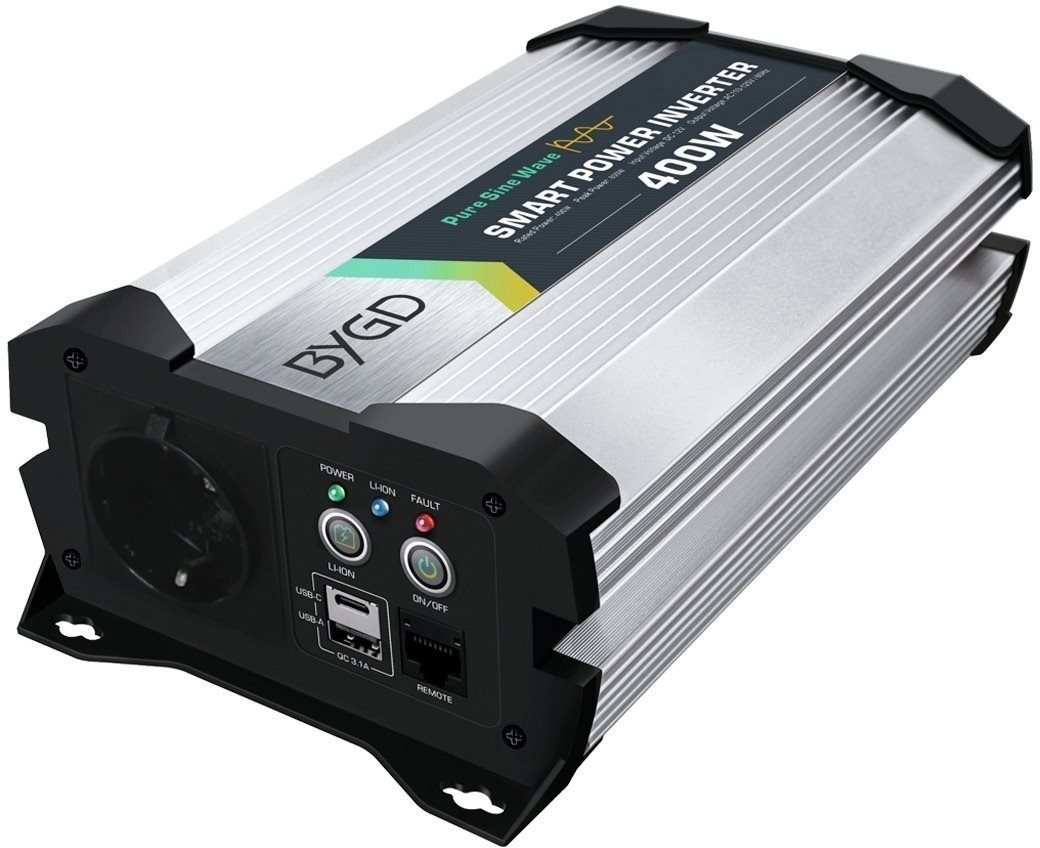 BYGD SW 400 Feszültség átalakító 12 V-ról 230 V-ra BYGD SW 400 Feszültség átalakító 12 V-ról 230 V-ra