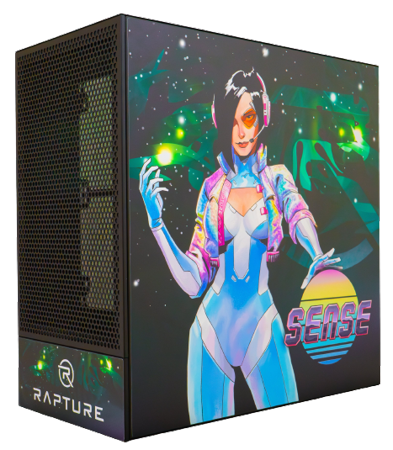 Alza Gamebox RTX4060Ti Rapture SENSE kiadás gaming PC