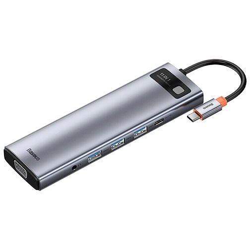 Baseus Port Replicator Metal Gleam Series 11.-in-1 Multifunctional Type-C HUB Docking Station Space Gray Baseus Port Replicator Metal Gleam Series 11.-in-1 Multifunctional Type-C HUB Docking Station Space Gray