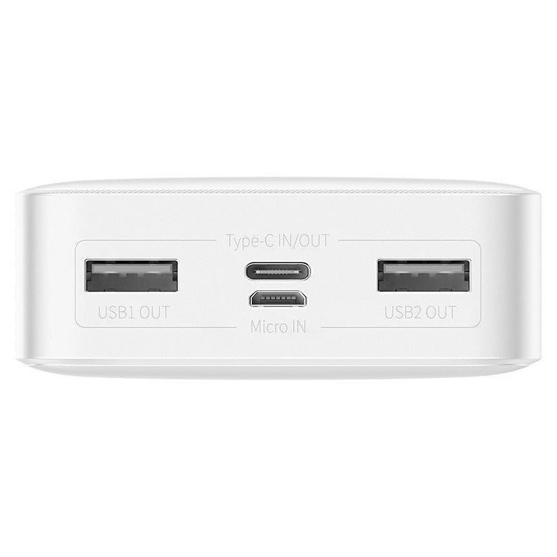 Baseus Bipow Digital Display Powerbank 20000mAh 15W White