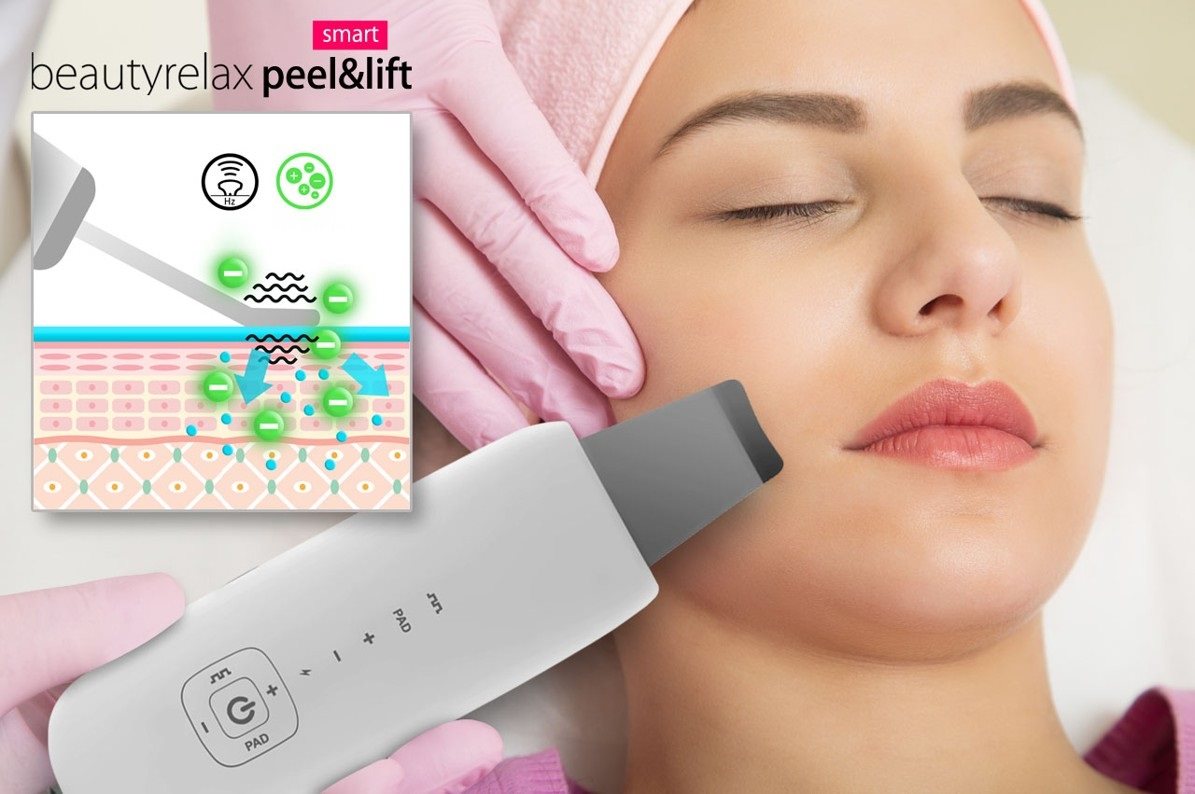 Ultrahangos bőrtisztító spatula BeautyRelax Peel&lift Smart Ultrahangos bőrtisztító spatula BeautyRelax Peel&lift Smart