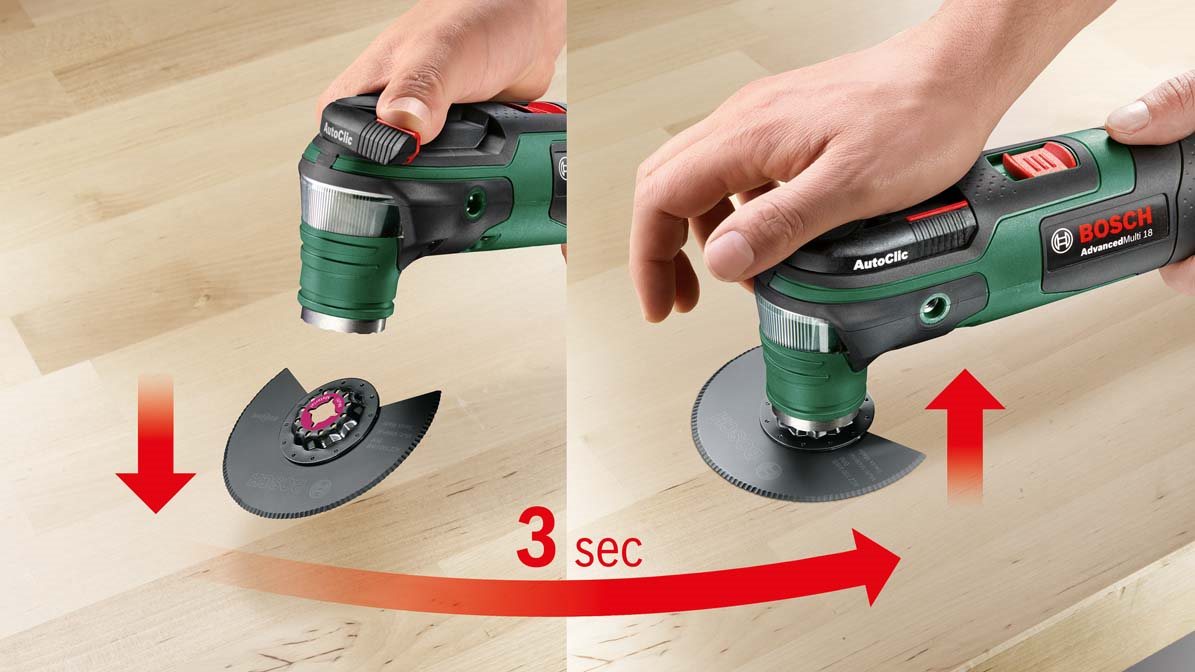 Bosch AdvancedMulti 18 oszcilláló csiszológép Bosch AdvancedMulti 18 oszcilláló csiszológép