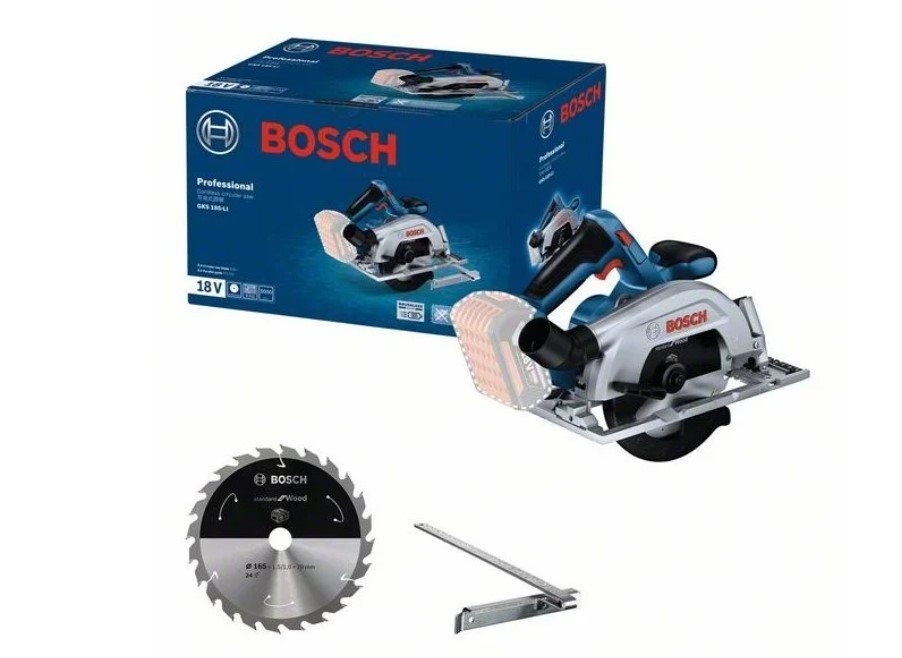 Bosch GKS 185-LI Professional 0.601.6C1.221 körfűrész akkumulátoros meghajtással (akkumulátor nélkül)  