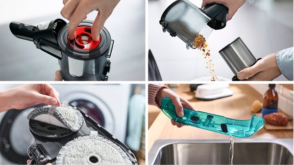 Álló porszívó BOSCH BCS71HYG4 Unlimited 7 ProHygienic Aqua