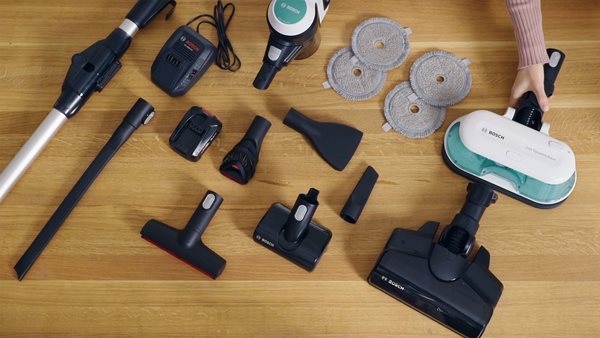 Álló porszívó BOSCH BCS71HYG4 Unlimited 7 ProHygienic Aqua