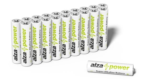 AlzaPower Super Alkaline LR03 (AAA) eldobható elem, 5 x 4db