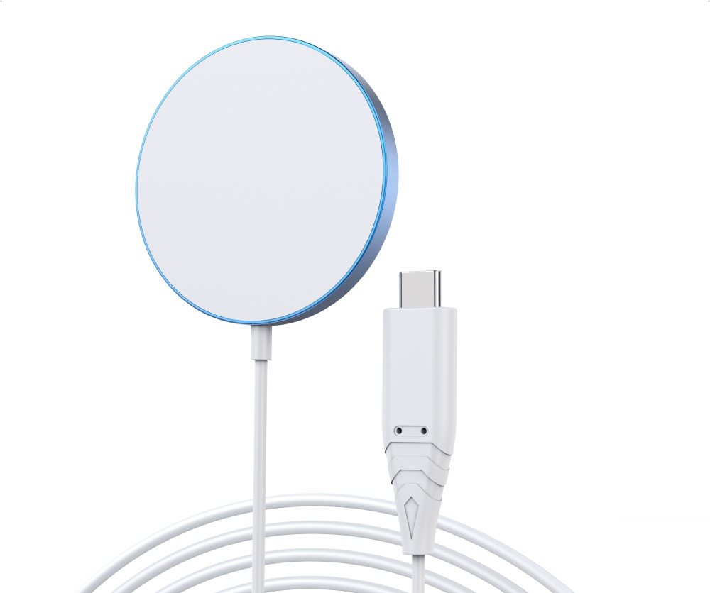 Choetech 15W Removable Wireless Magnetic Charger vezeték nélküli töltő iPhone 12/13/14 szériához (blue)