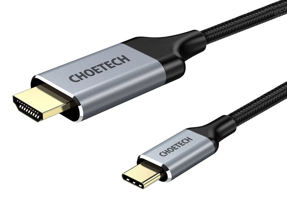 Choetech USB-C to HDMI 4K@60Hz Braid 1.8m Cable videokábel