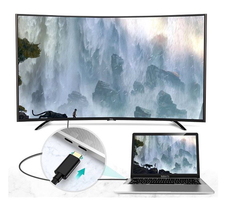 ChoeTech USB-C to HDMI Thunderbolt 3 Compatible 4K@60Hz Cable