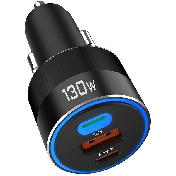 Choetech 130W Ultra Charge Three Ports Car Charger autós töltő