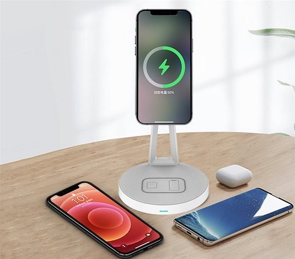 Choetech 2 in 1 Magnetic Wireless Charger vezeték nélküli töltő